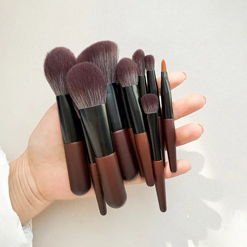 12-Piece Makeup Brush Set for Face & Eye Shadow - Image 9