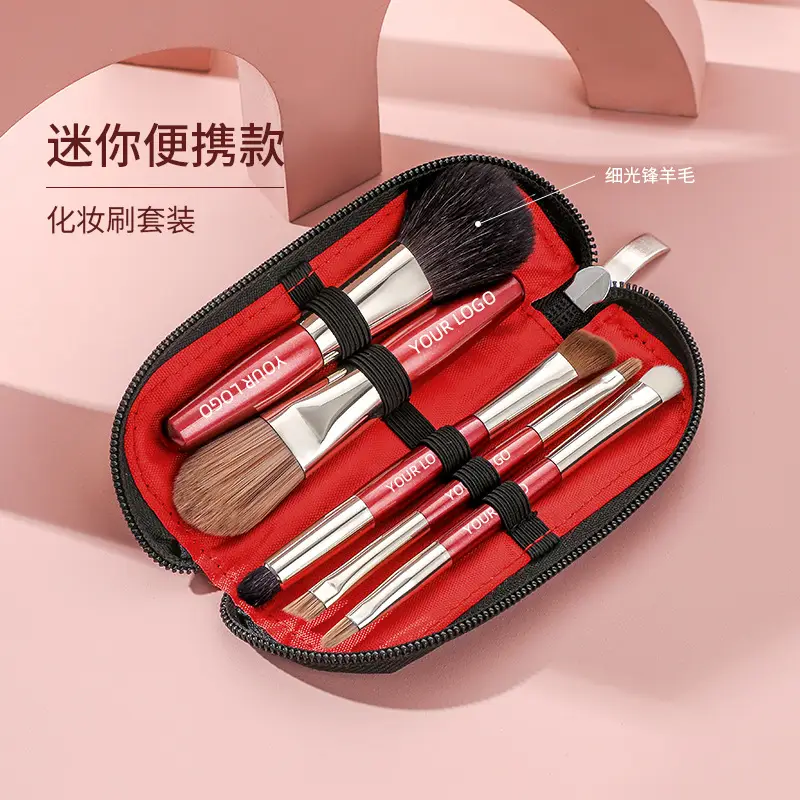 12-Piece Makeup Brush Set for Face & Eye Shadow - Image 5