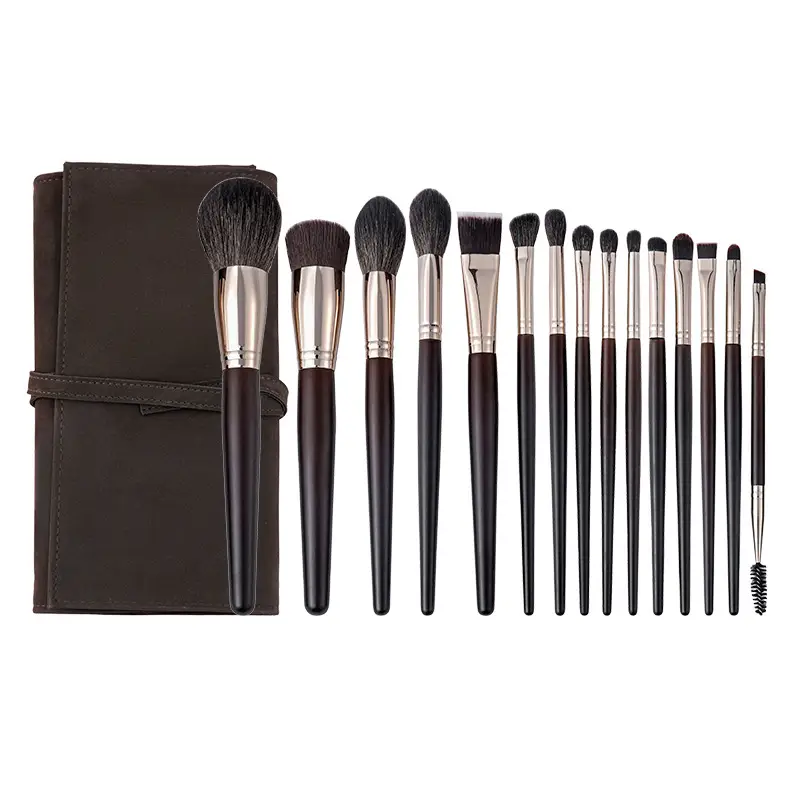 12-Piece Makeup Brush Set for Face & Eye Shadow - Image 7