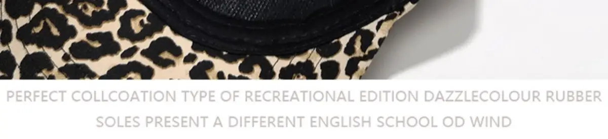 Women Leopard Print Baseball Cap with Strap — feature 15