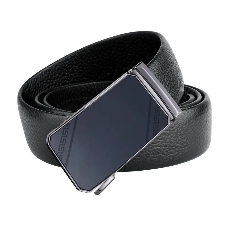 Men's Genuine Leather Belt Automatic Buckle Business Gift Suit - Image 2