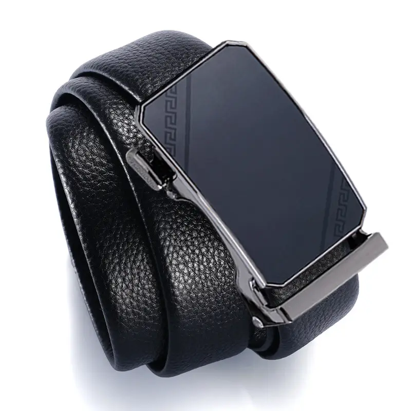 Men's Genuine Leather Belt Automatic Buckle Business Gift Suit - Image 4