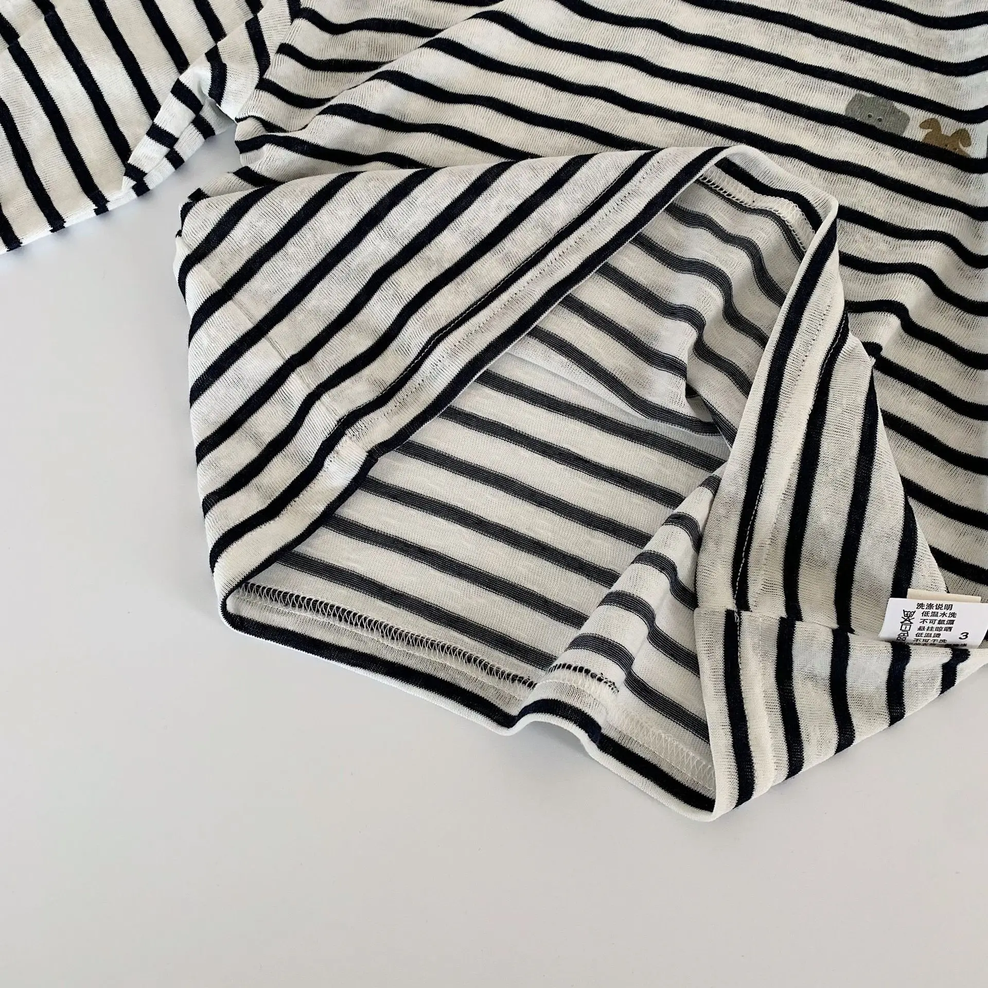 Mai Bao Boys Striped T-Shirt 2026 Spring