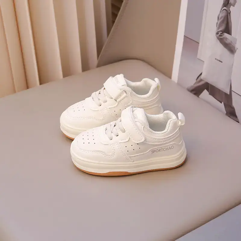 Toddler Shoes Black White Spring Autumn 0-3Y