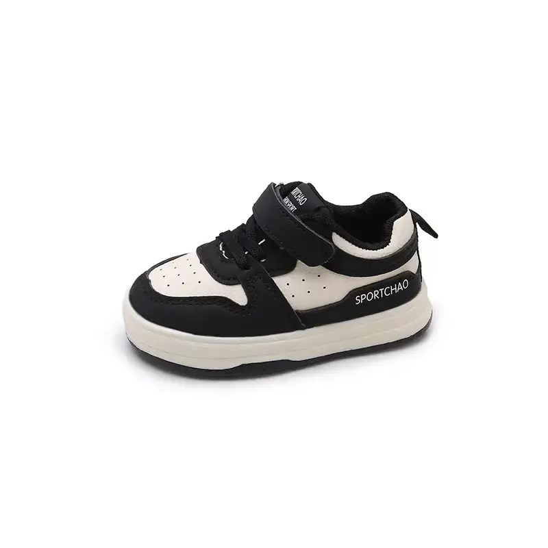 Toddler Shoes Black White Spring Autumn 0-3Y