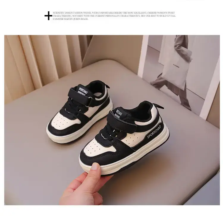 Toddler Shoes Black White Spring Autumn 0-3Y — feature 15