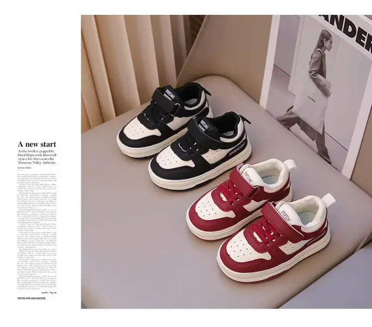 Toddler Shoes Black White Spring Autumn 0-3Y — feature 8