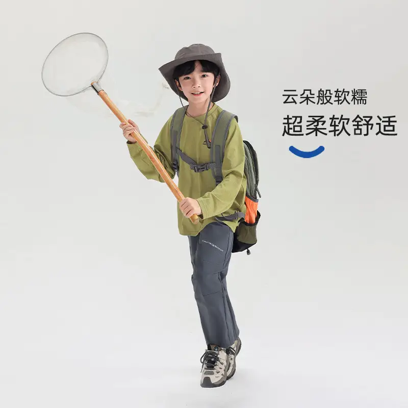 Boys Long Sleeve Sports T-Shirt Green 2025 Spring - Image 6