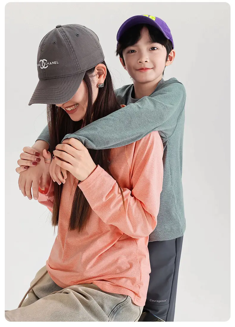 Boys Long Sleeve Sports T-Shirt Green 2025 Spring — feature 26