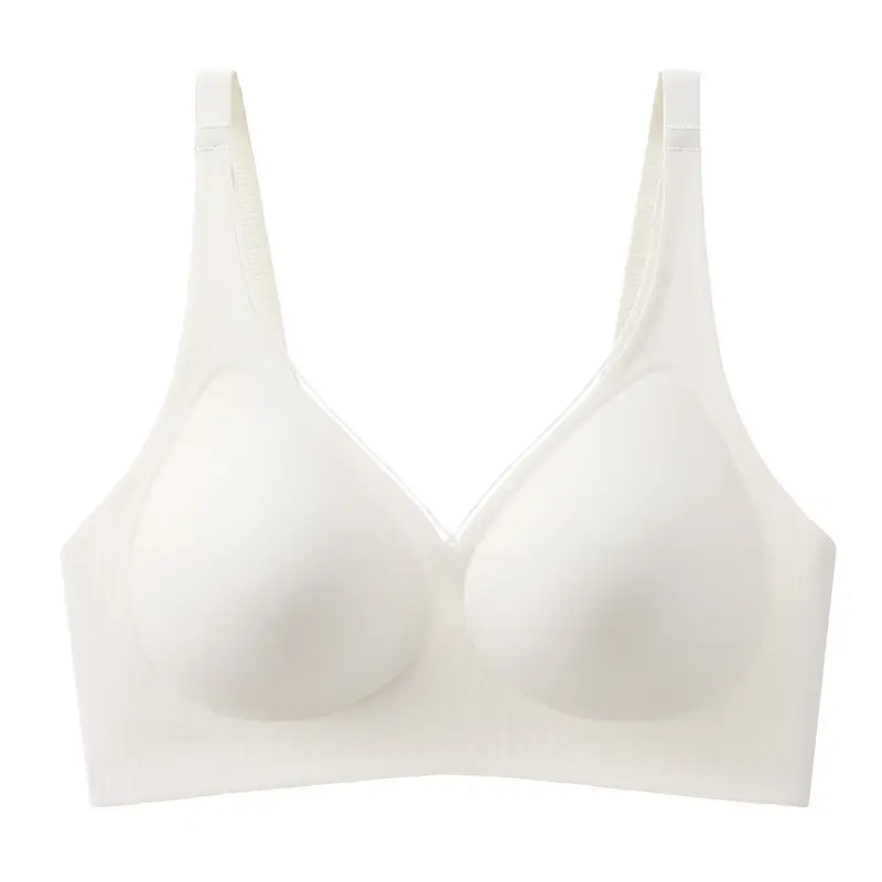 Traceless Bra Women Small Chest Gathered No Steel Ring
