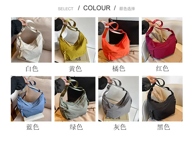 Japanese Style Large Capacity Shoulder Crossbody Bag Women's New All-match Tote Bag Korean Style Underarm Dumpling Bag — feature 2