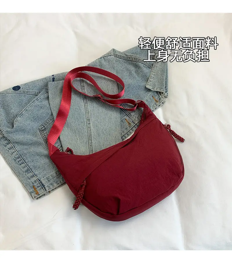 Japanese Style Large Capacity Shoulder Crossbody Bag Women's New All-match Tote Bag Korean Style Underarm Dumpling Bag — feature 3