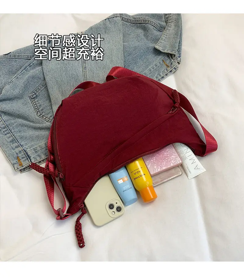 Japanese Style Large Capacity Shoulder Crossbody Bag Women's New All-match Tote Bag Korean Style Underarm Dumpling Bag — feature 5