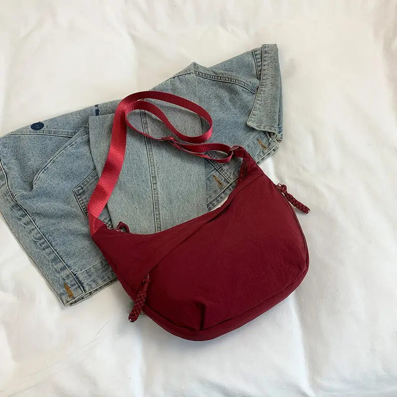 Japanese Style Large Capacity Shoulder Crossbody Bag Women's New All-match Tote Bag Korean Style Underarm Dumpling Bag - Image 5