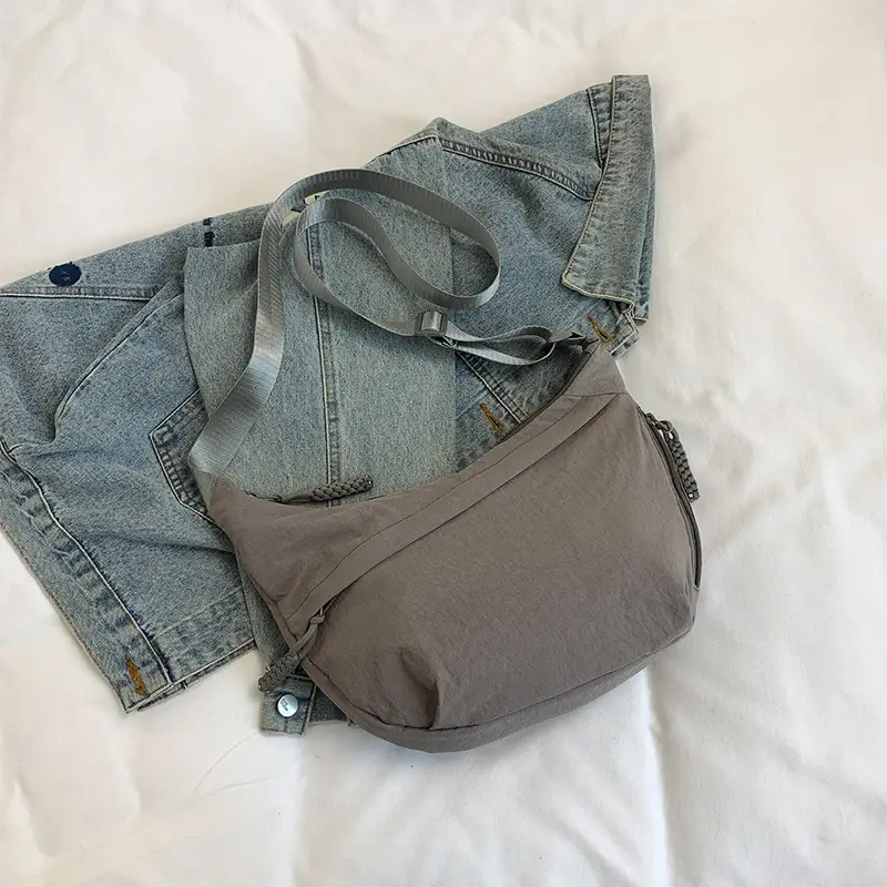 Japanese Style Large Capacity Shoulder Crossbody Bag Women's New All-match Tote Bag Korean Style Underarm Dumpling Bag - Image 8