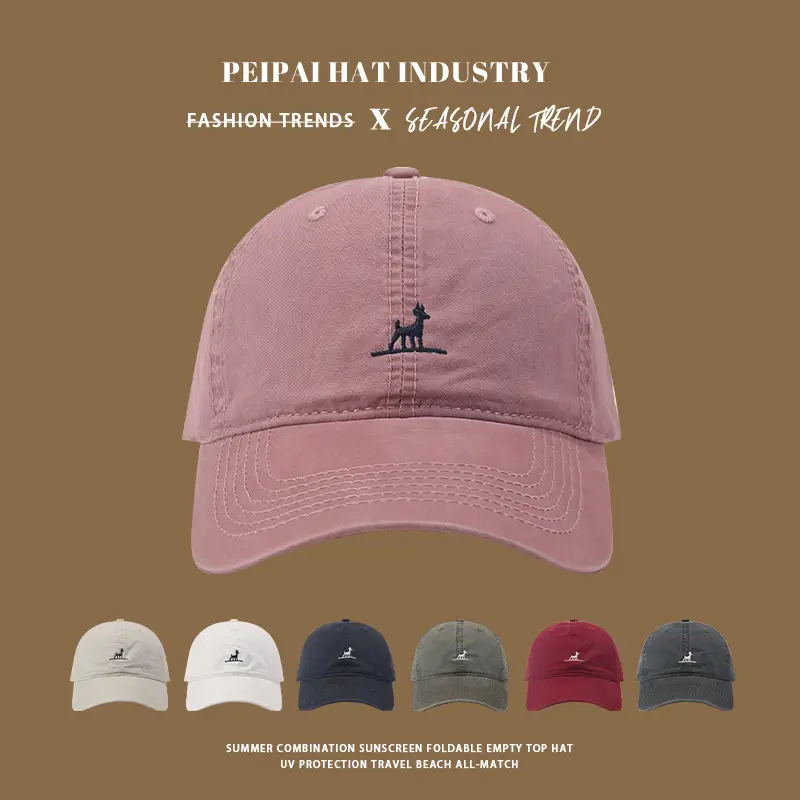 White Peanuts Embroidered Baseball Cap for Women - Image 11