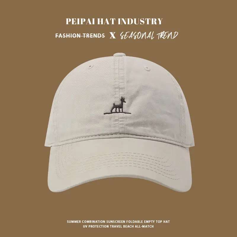 White Peanuts Embroidered Baseball Cap for Women - Image 12