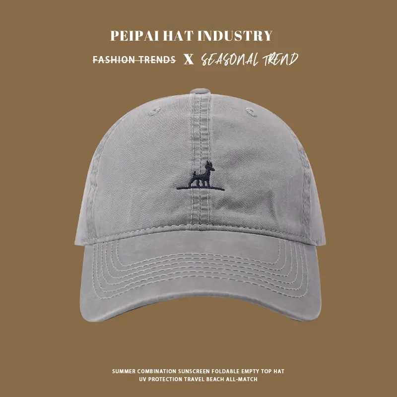 White Peanuts Embroidered Baseball Cap for Women — feature 12