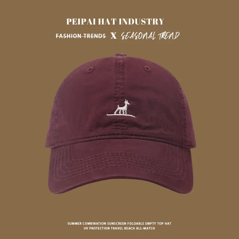 White Peanuts Embroidered Baseball Cap for Women — feature 4