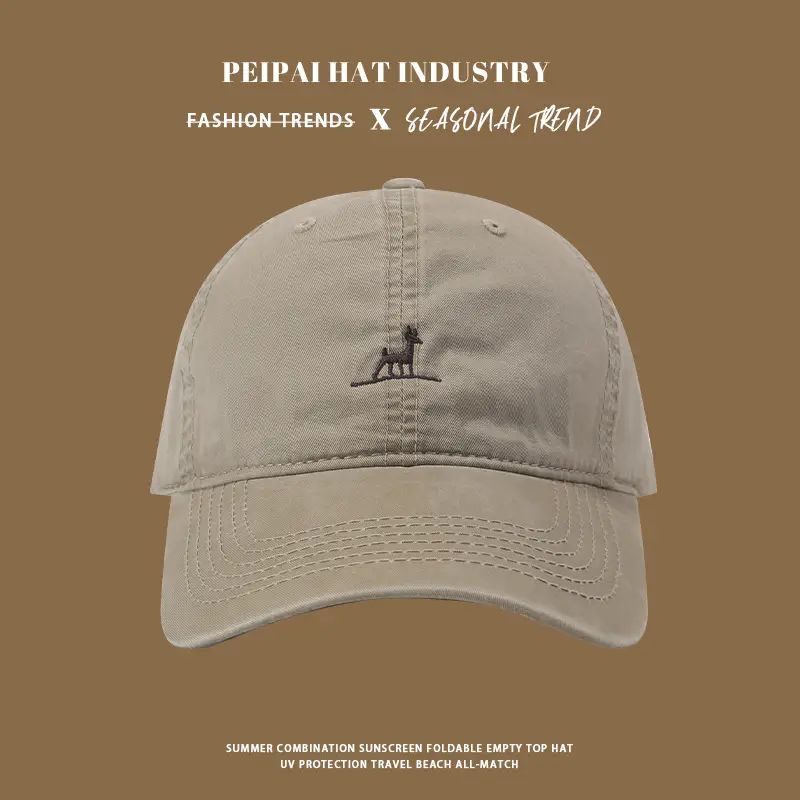 White Peanuts Embroidered Baseball Cap for Women - Image 4