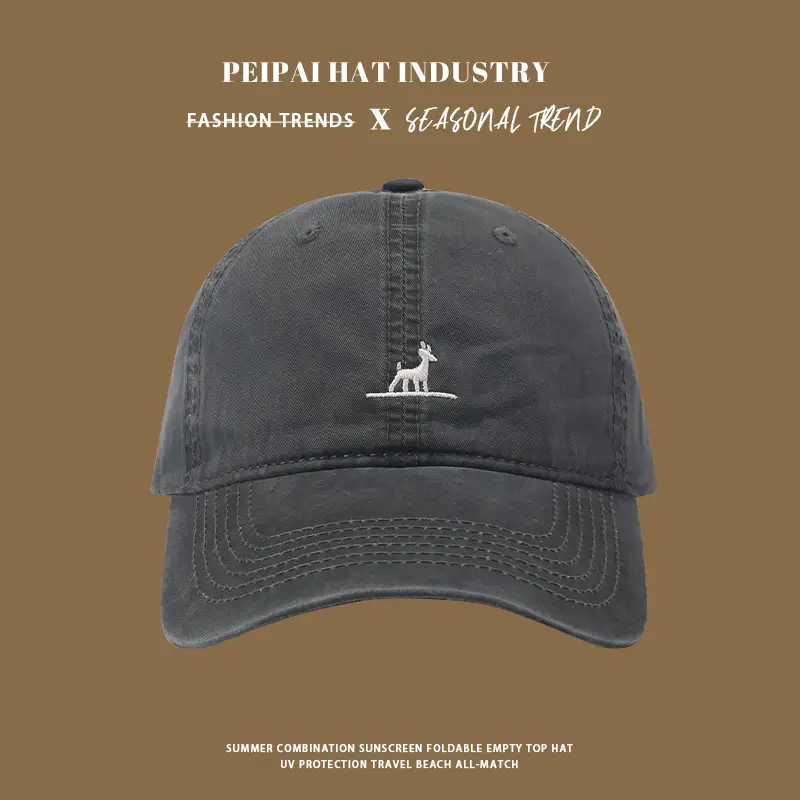 White Peanuts Embroidered Baseball Cap for Women - Image 6