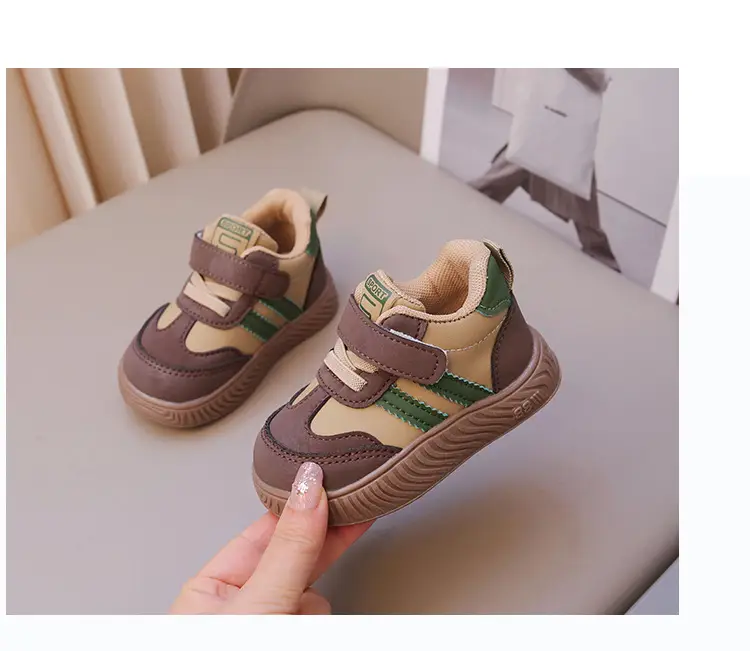 Baby's German Training Shoes Soft Sole Anti-Kick Board Shoes — feature 13