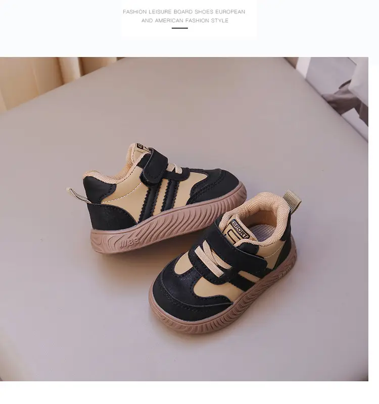 Baby's German Training Shoes Soft Sole Anti-Kick Board Shoes — feature 15