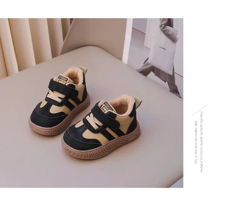 Baby's German Training Shoes Soft Sole Anti-Kick Board Shoes — feature 16