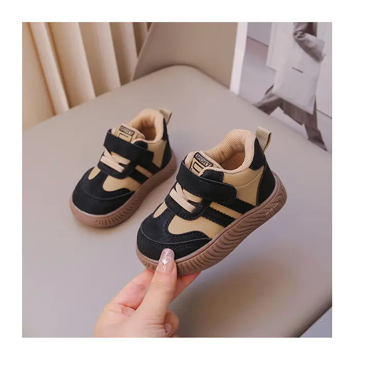 Baby's German Training Shoes Soft Sole Anti-Kick Board Shoes — feature 18