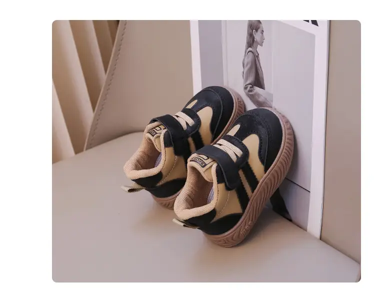Baby's German Training Shoes Soft Sole Anti-Kick Board Shoes — feature 19