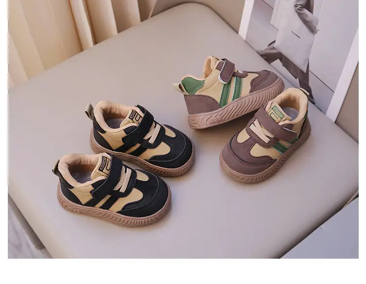 Baby's German Training Shoes Soft Sole Anti-Kick Board Shoes — feature 8