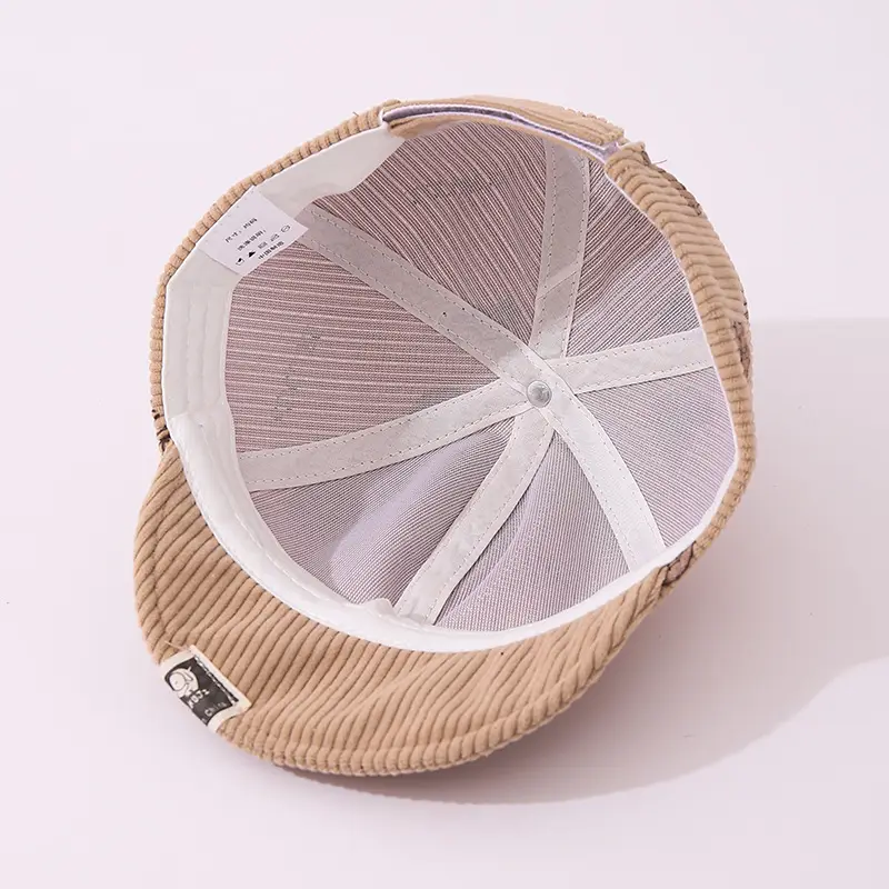 Cute Kid Cap Set Corduroy Spring Autumn — feature 7