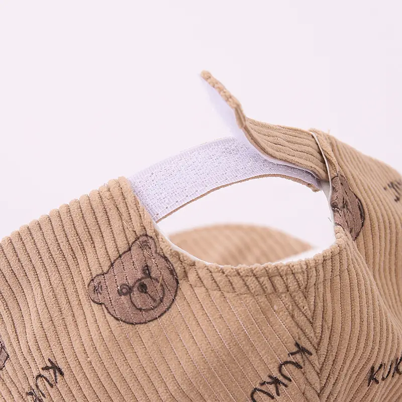 Cute Kid Cap Set Corduroy Spring Autumn — feature 8