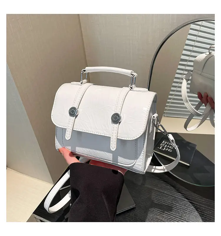 Spring Laser Crack Elegant Handbag 2025 New Korean Style — feature 17