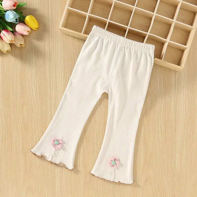 Black Korean Style Baby Pants for Girls 1-3Y - Image 4