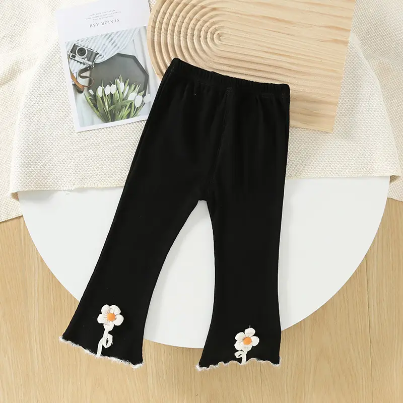 Black Korean Style Baby Pants for Girls 1-3Y — feature 23