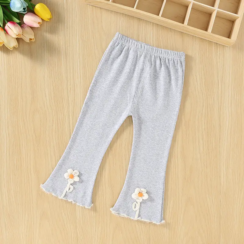 Black Korean Style Baby Pants for Girls 1-3Y — feature 5