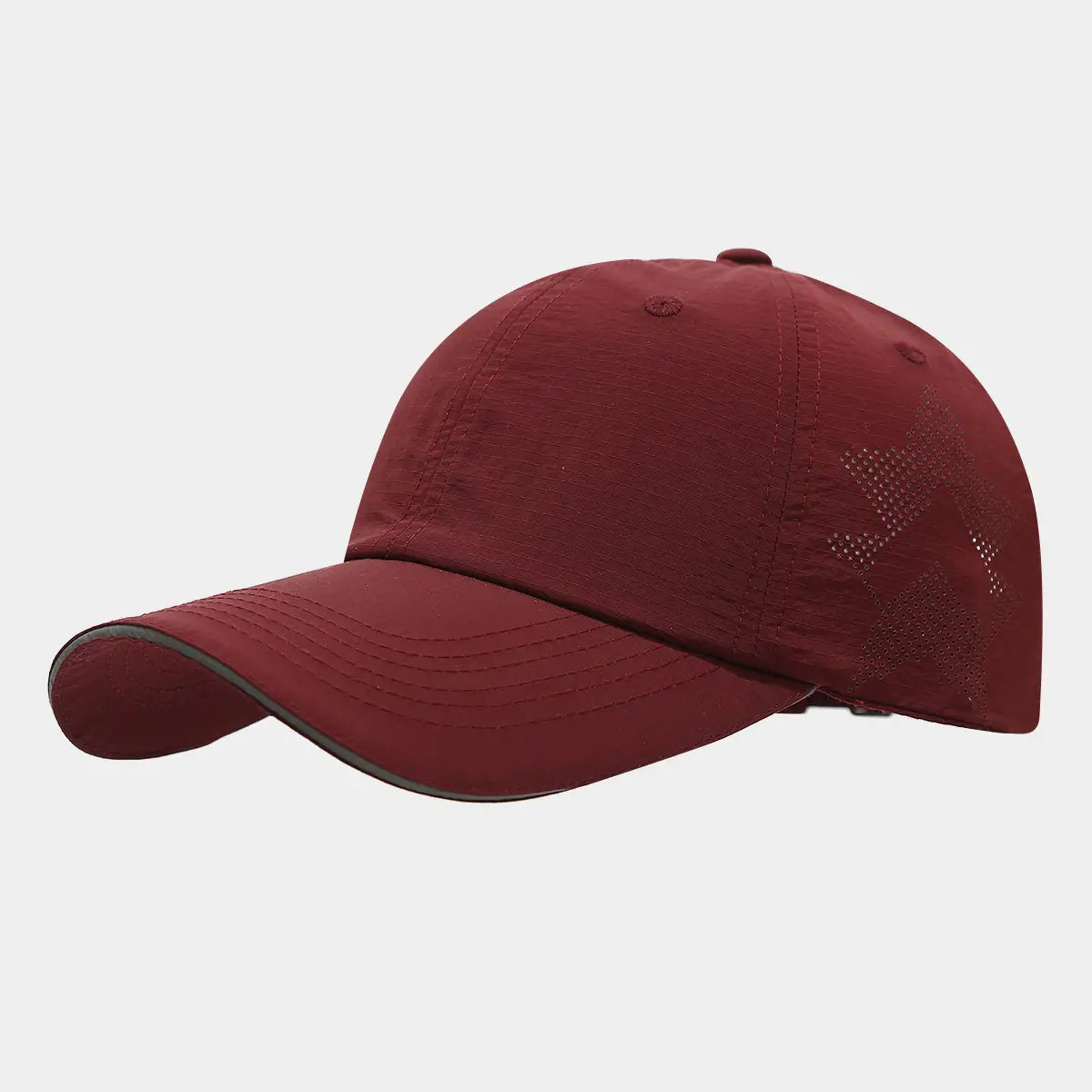 Men's Beige Mesh Back Cap Summer Wear - Image 4