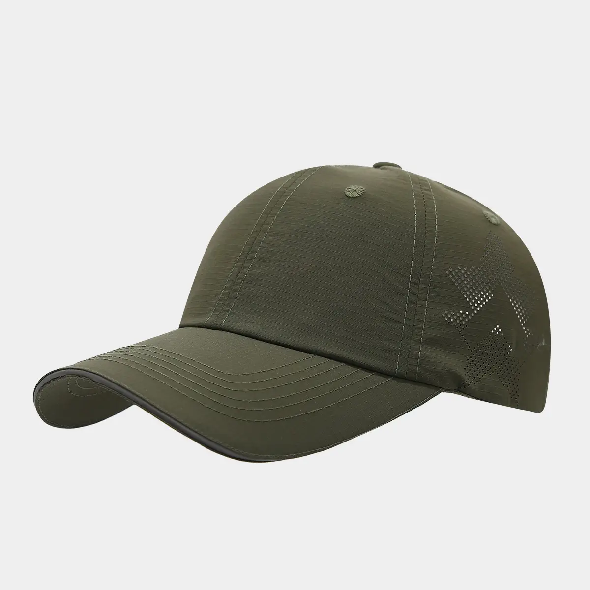 Men's Beige Mesh Back Cap Summer Wear - Image 5