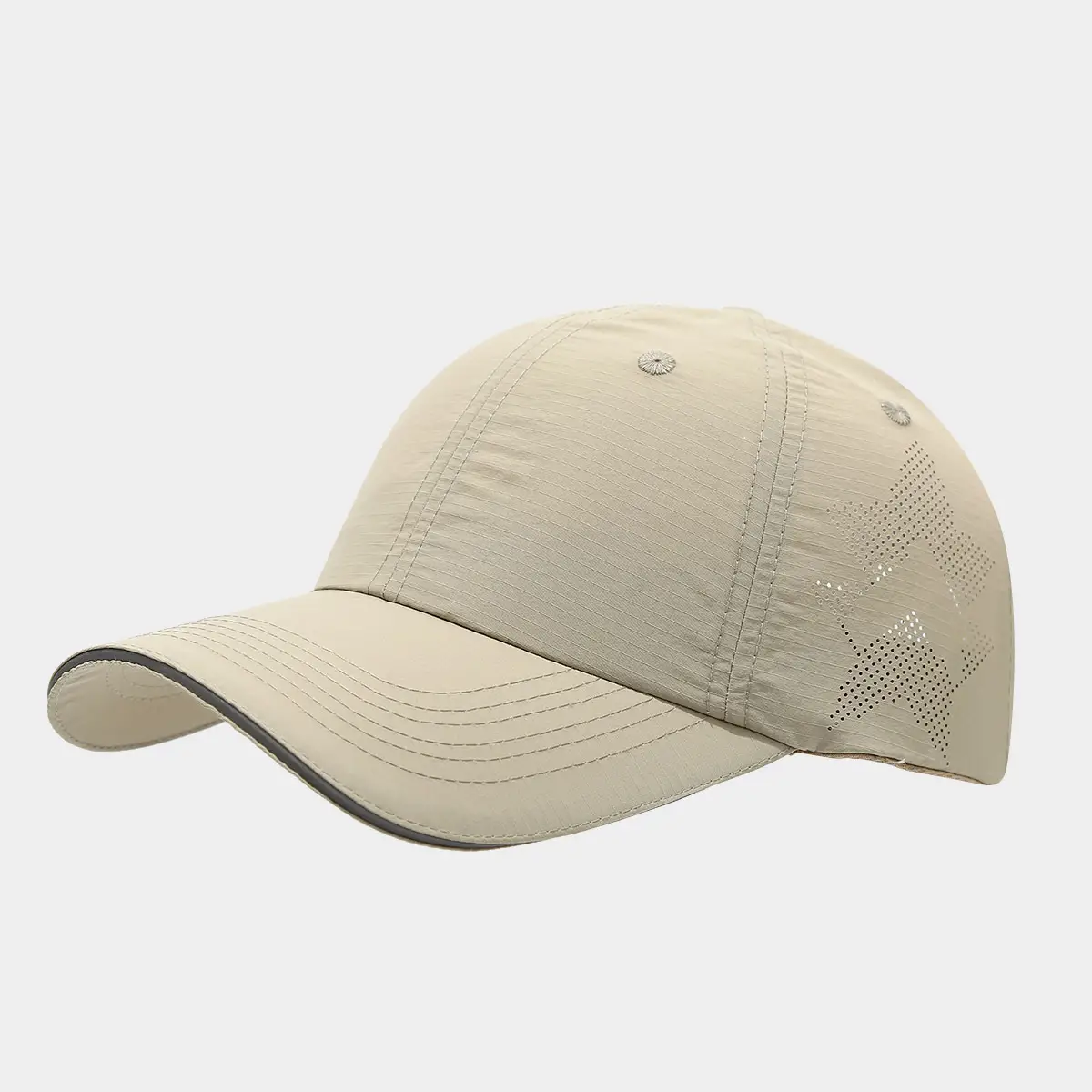 Men's Beige Mesh Back Cap Summer Wear — feature 10