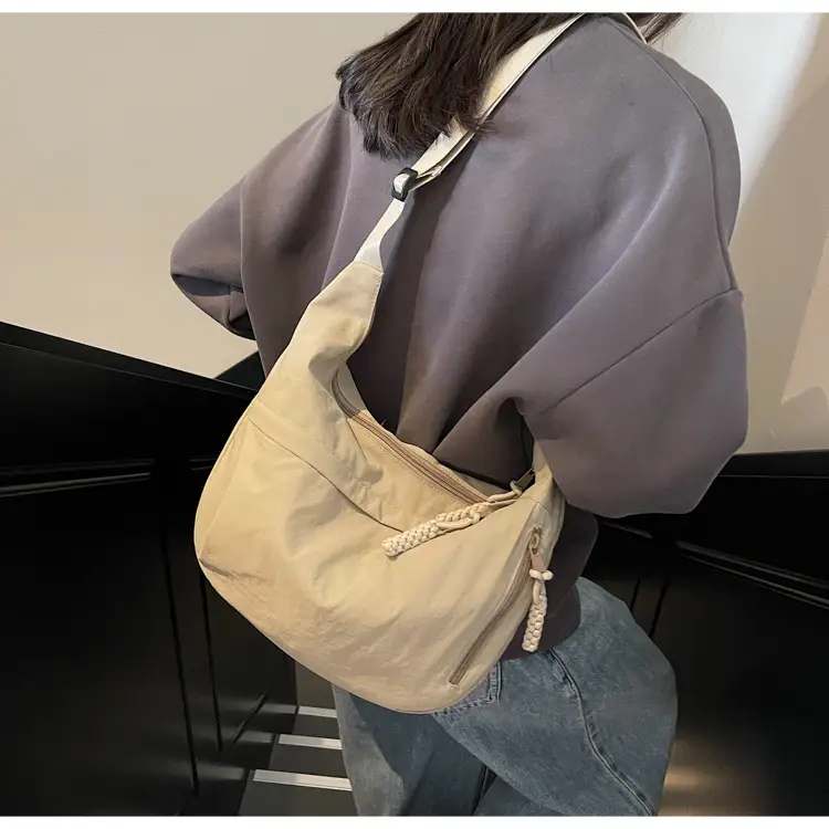 Brown Crossbody Bag for Women Large Capacity Japanese Style — feature 23