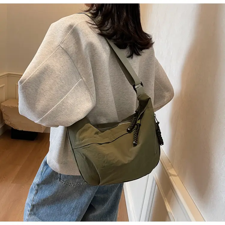 Brown Crossbody Bag for Women Large Capacity Japanese Style — feature 36