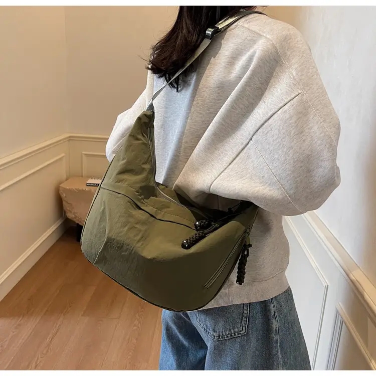 Brown Crossbody Bag for Women Large Capacity Japanese Style — feature 37