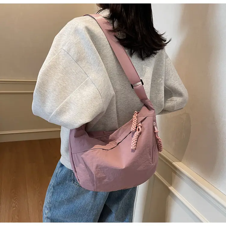 Brown Crossbody Bag for Women Large Capacity Japanese Style — feature 38