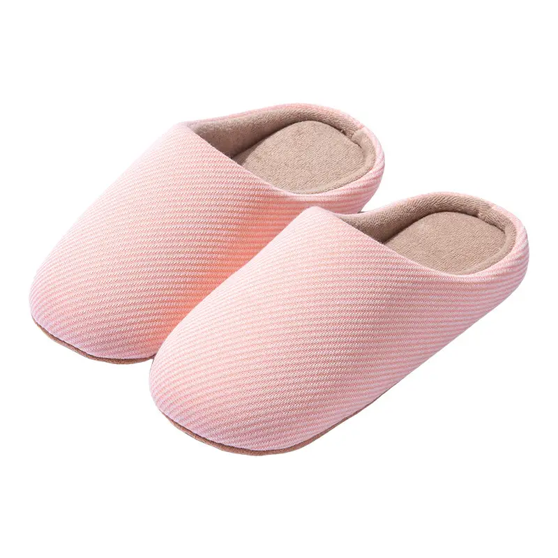 Japanese style mute slippers home indoor autumn and winter soft bottom silent four seasons cotton slippers lovers cotton shoes non-slip comfortable spring - Image 9