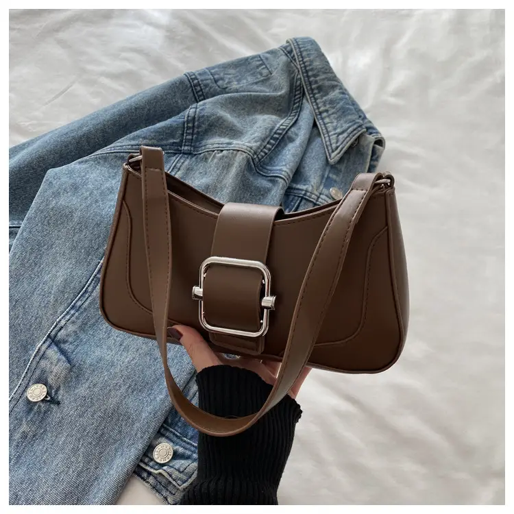 White Vintage Belt Buckle Bag for Women 2025 — feature 19