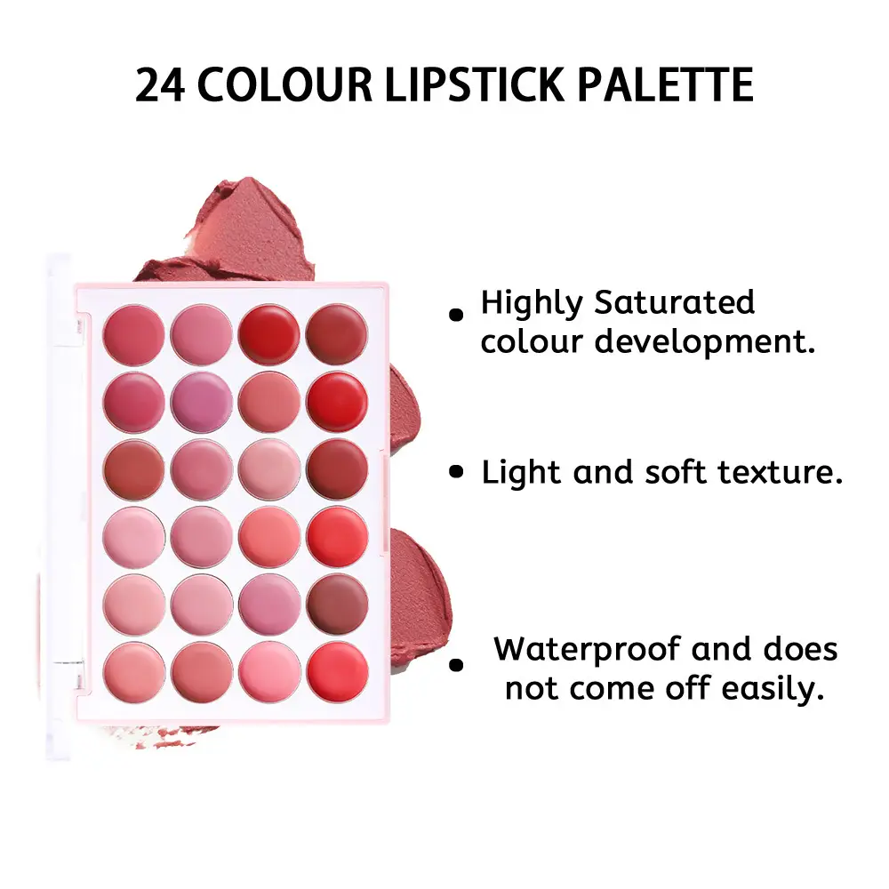 MISS ROSE 24 Shade Matte Lipstick Palette — feature 6