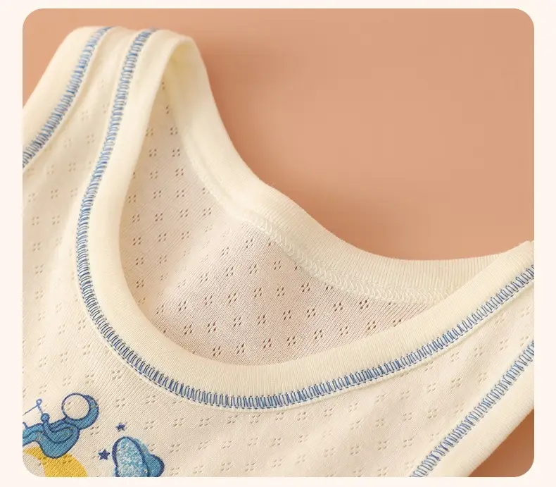 Cotton Boys Vest Shirt Baby Waistcoat Sleeveless Top Class A — feature 19