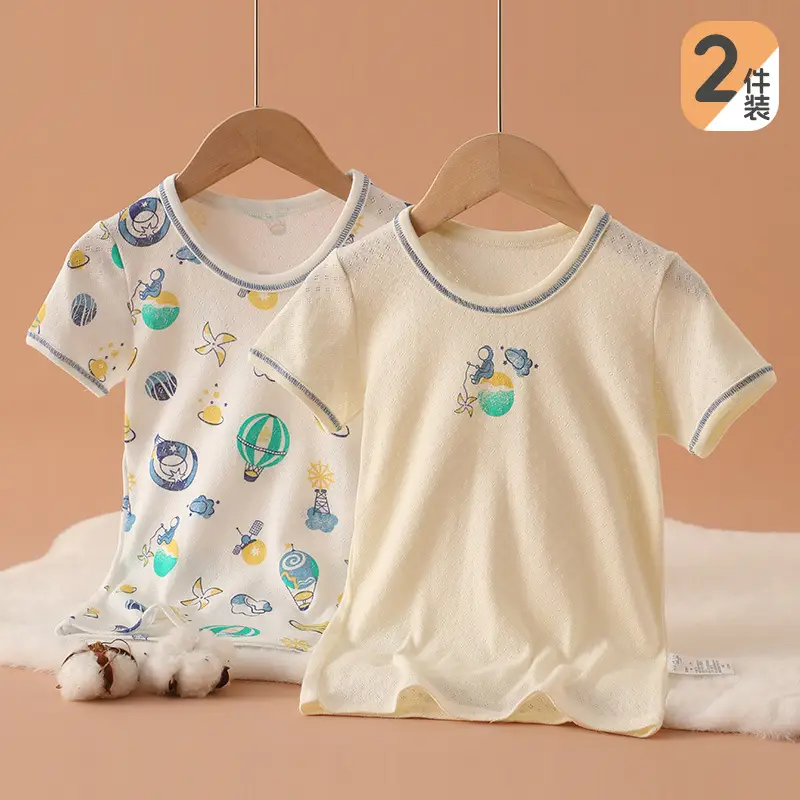 Cotton Boys Vest Shirt Baby Waistcoat Sleeveless Top Class A - Image 2