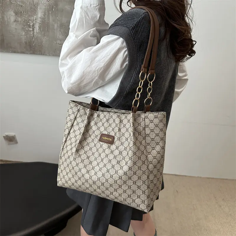 Cross-border Women's PU Leather Shoulder Bag Large Capacity - Image 8